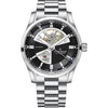 Claude Bernard Aquarider Herren Open Heart Schwarz 42 mm - 85030 3M NIN