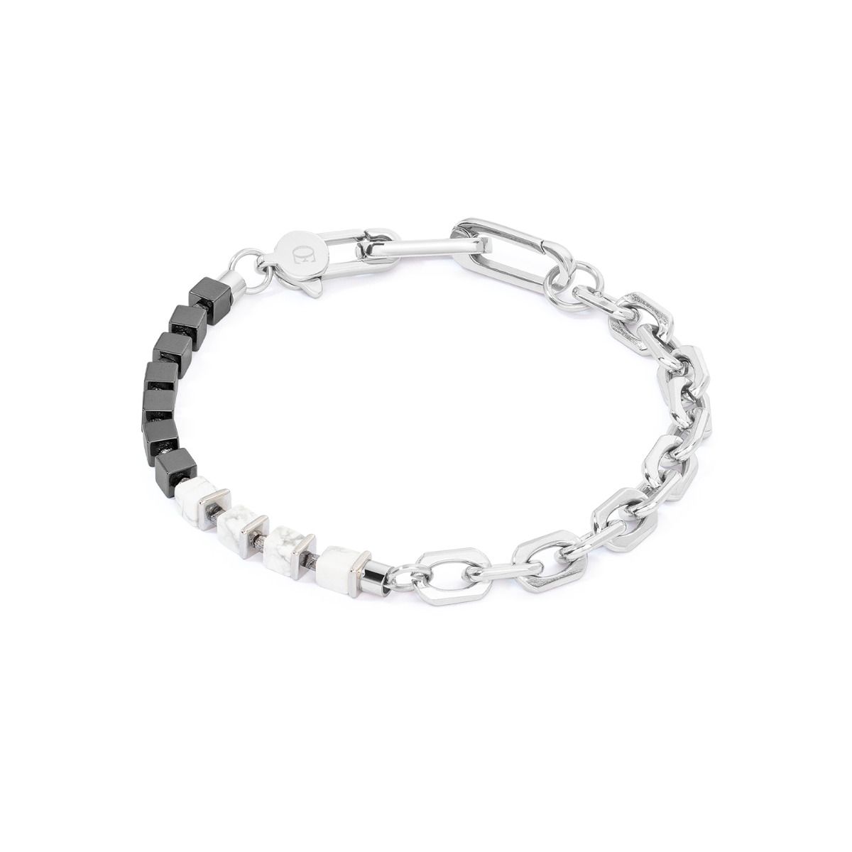 Coeur de Lion Armband unisex Fusion Link Chain weiss 0901/30-1400