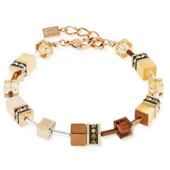 Coeur de Lion GeoCube Iconic Mocha Mousse Armband - 2838/30-1100