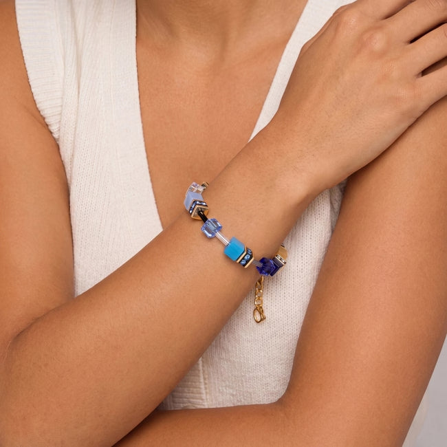 Coeur de Lion Iconic Armband Azure Glow Gold – 2838/30-1007 