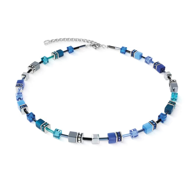 Coeur de Lion Iconic Halskette Azure Spirit Silber – 2838/10-0729