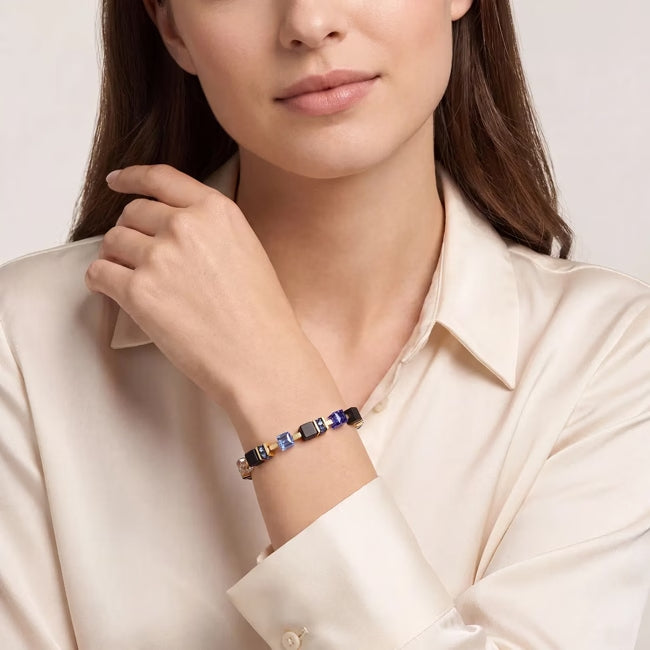 Coeur de Lion Precious Classic Armband Midnight Blue Gold – 3043/30-1307