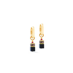 Coeur de Lion Precious Classic Creolen Ruby Noir Gold – 3043/21-1303