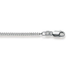 Collier Gold 750 Weiss – Classics – Panzer geschliffen