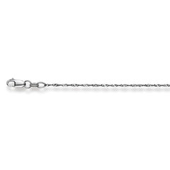 Collier Gold 750 Weiss Singapur 1.2 mm