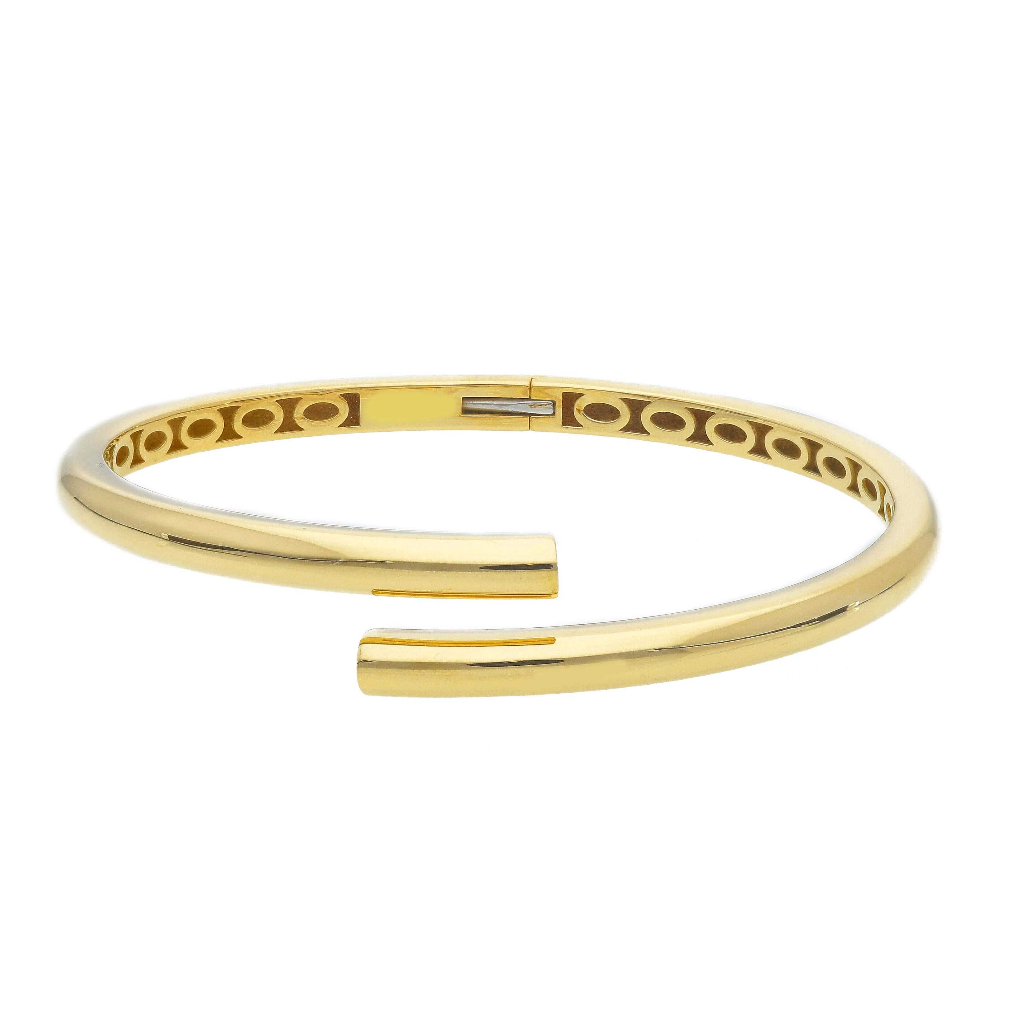 Contrarié Armreif aus 18 Karat Gold Ø 60 mm Gelbgold - 289303