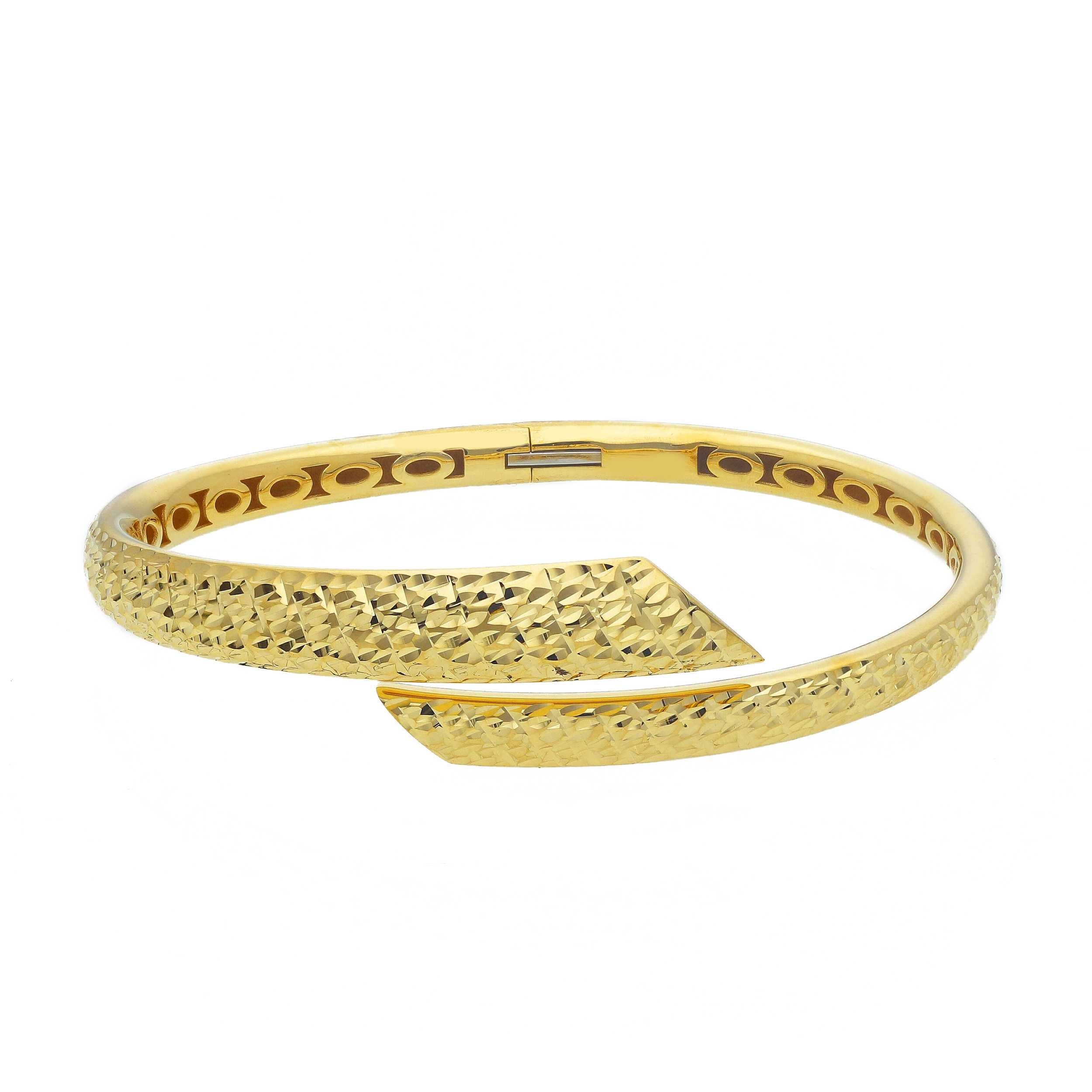 Contrarié Armreif aus 18 Karat Gold Ø 60 mm Gelbgold - 292902