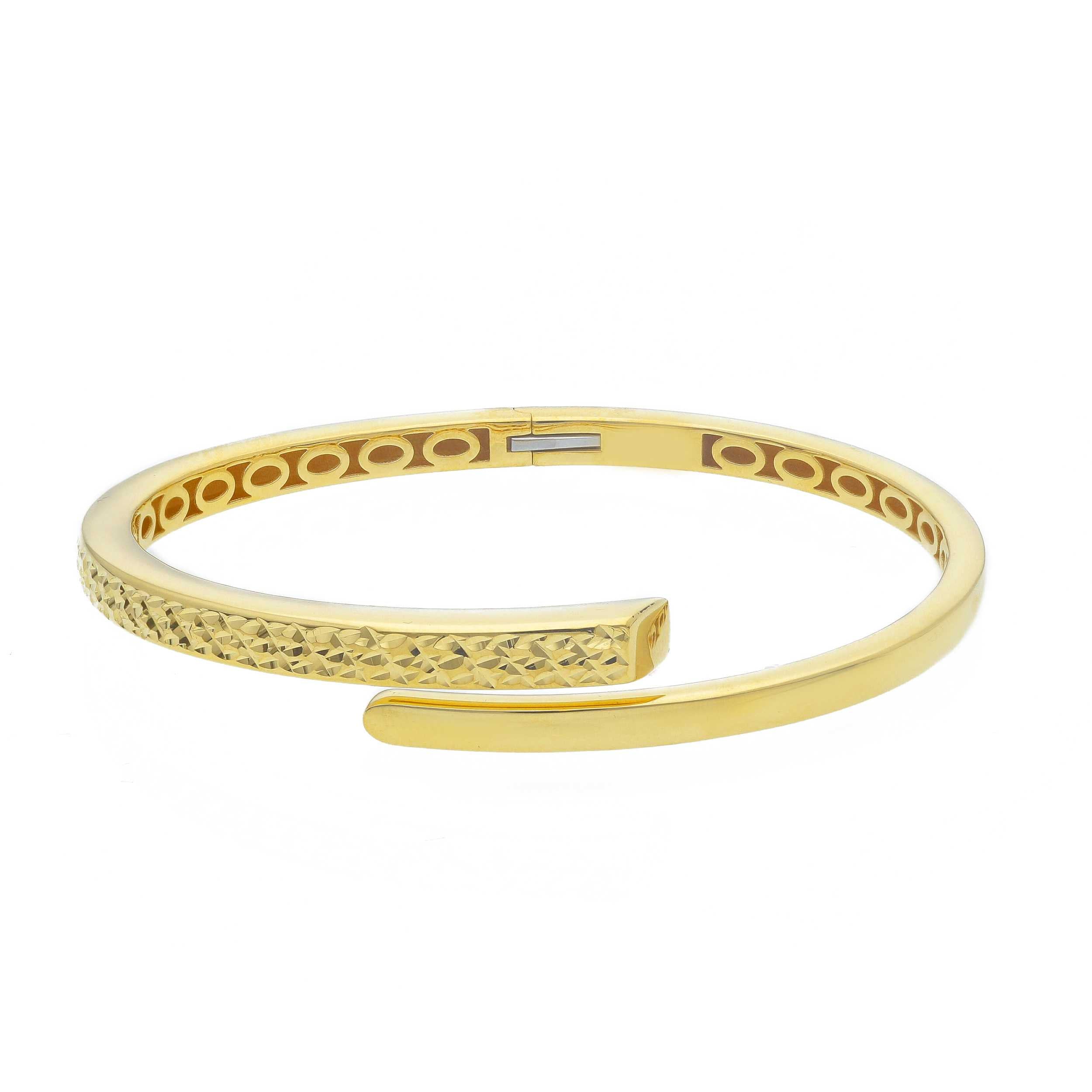 Contrarié Armreif aus 18 Karat Gold Ø 60 mm Gelbgold - 292903