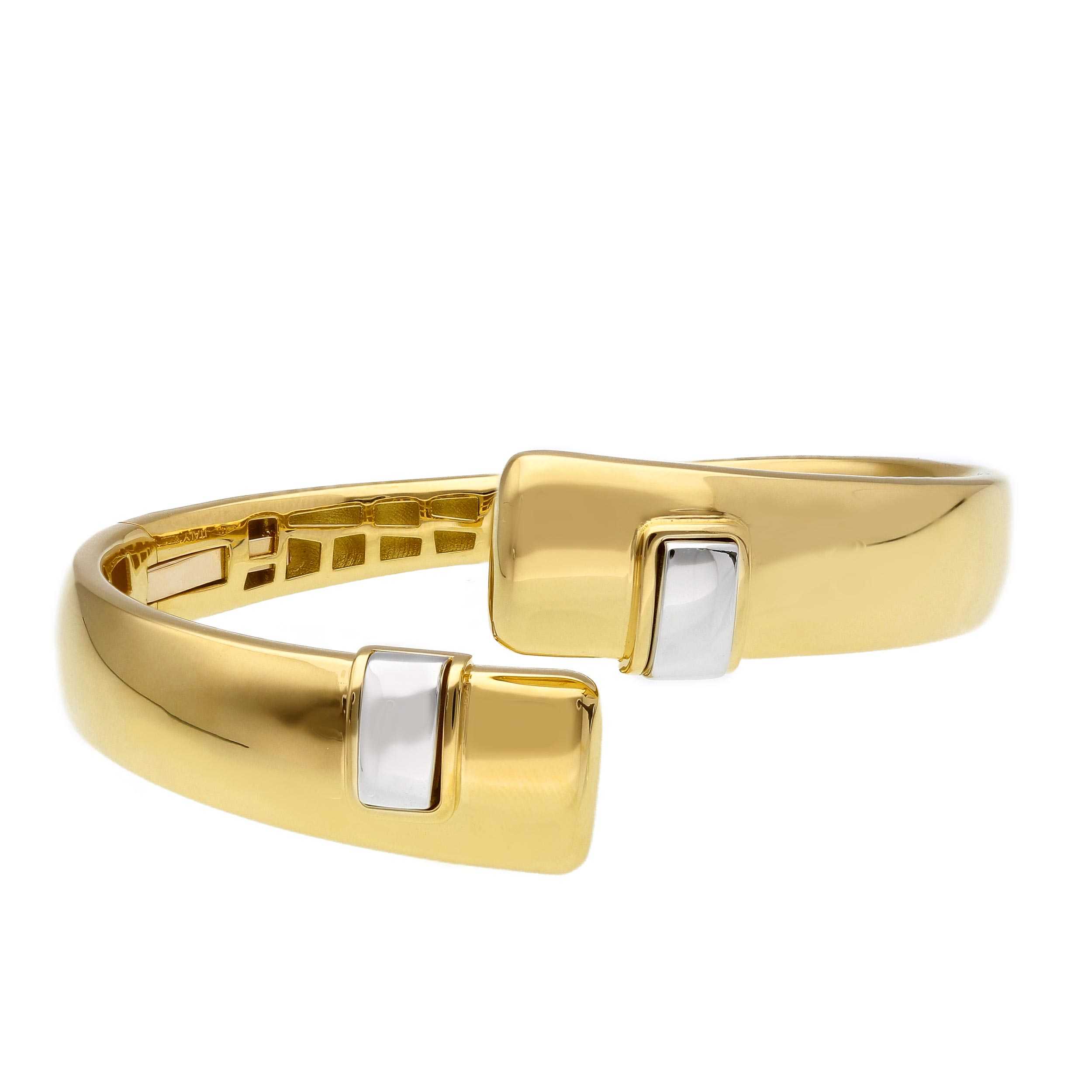 Contrarié Armreif aus 18 Karat Gold Bicolor - 281687