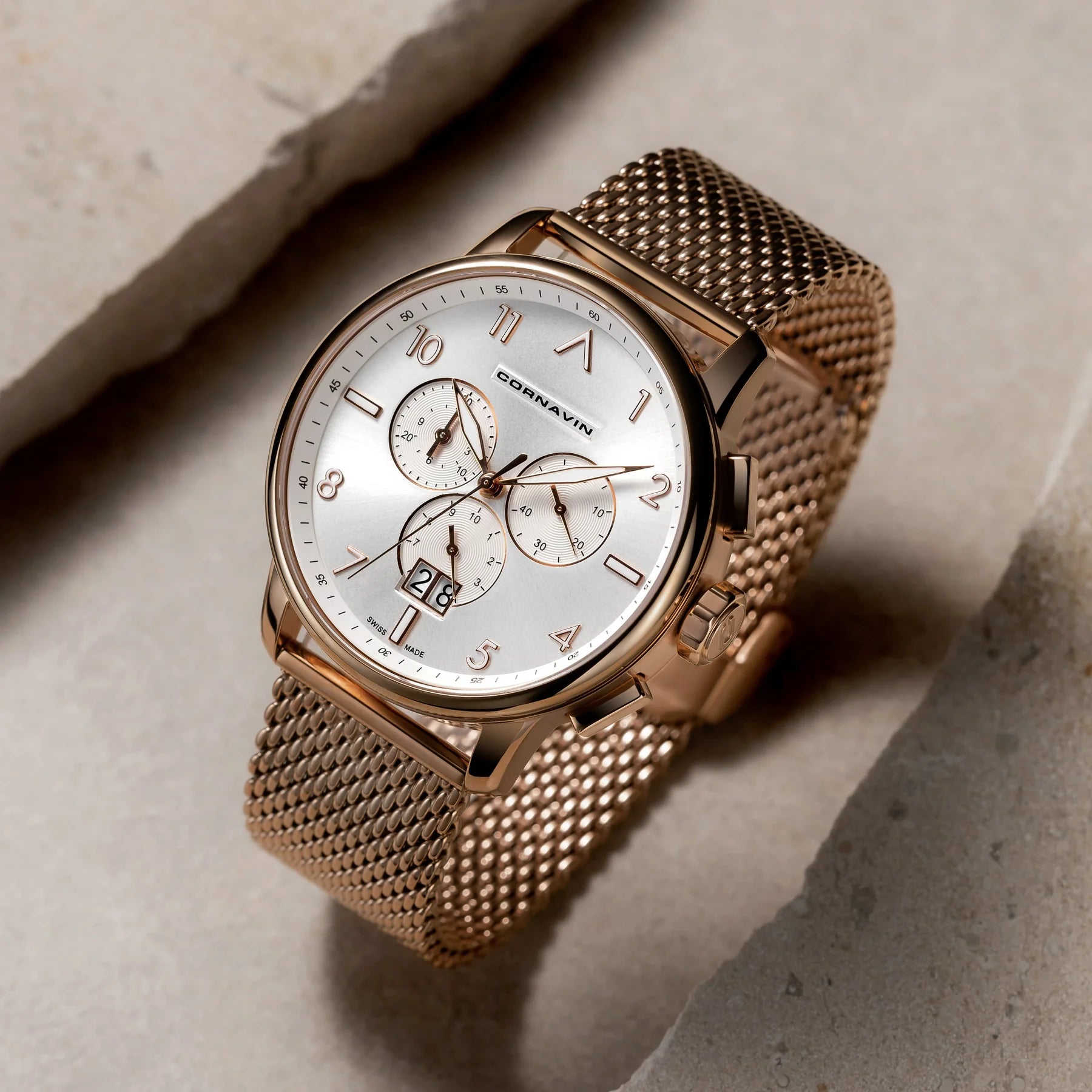 Cornavin Big Date Herrenuhr - CO.BD.09.L