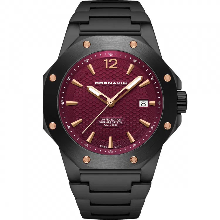 Cornavin Downtown 3-H Limited Edition Unisex-Uhr - CO 2021–2038