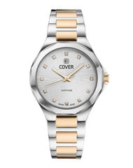 COVER Cardea Crystal Silber, Bicolor Damenuhr - CO221.03