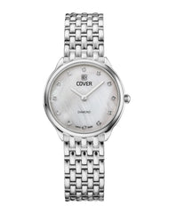 COVER Eternal Pearl Diamond Damen Uhr Silber