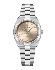 COVER Urban Muse Faceted Diamond Damen Uhr Roségold Silber