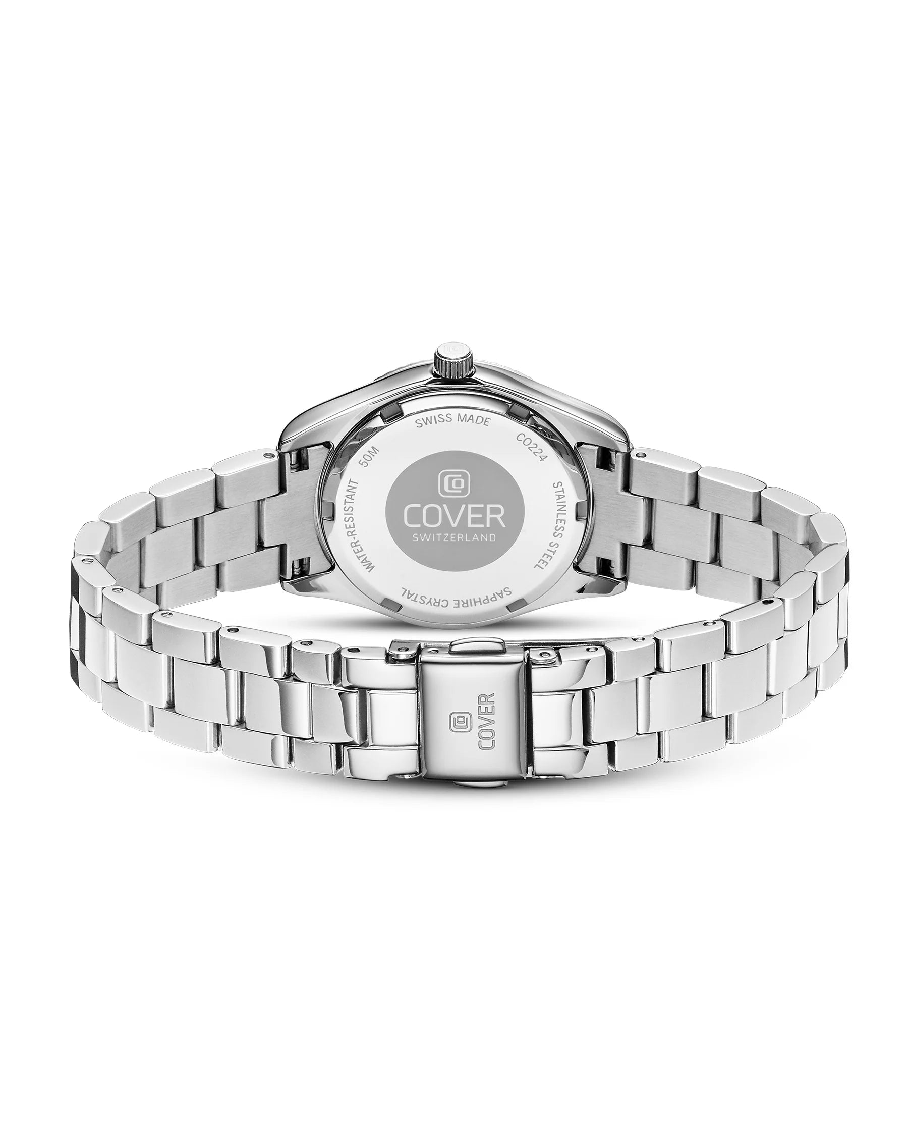 COVER Valentina Mini Blaues Perlmutt, Silber - CO224.01