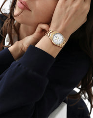 COVER Valentina Mini Weißes Perlmutt, Gold - CO224.05