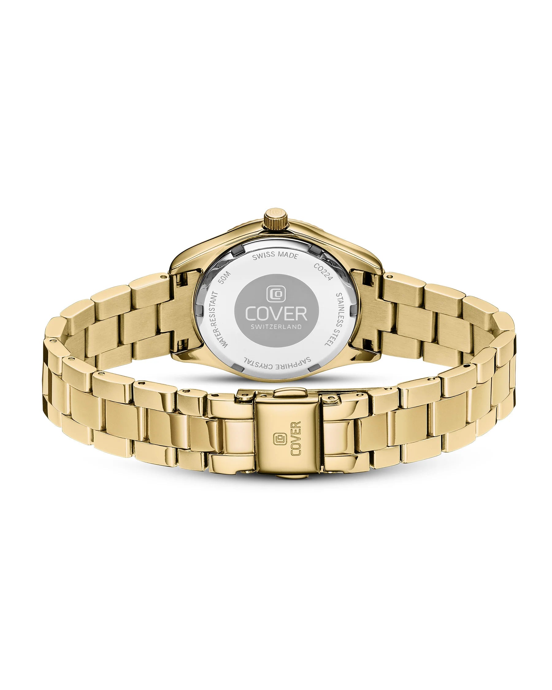 COVER Valentina Mini Weißes Perlmutt, Gold - CO224.05