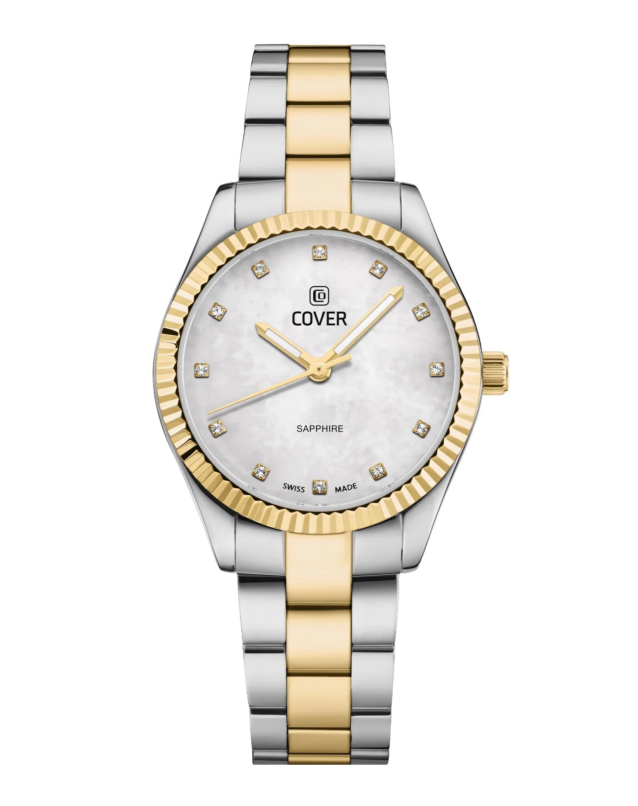 COVER Valentina Mini Weiß Perlmutt, Zweifarbig - CO224.02