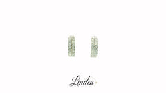 Creolen 750 Weissgold Diamant