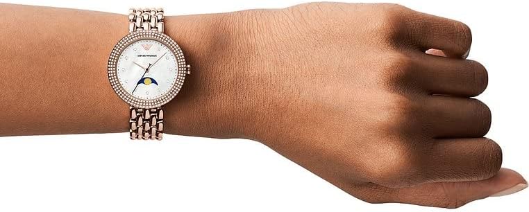 Damen Uhr – Roségold / Weiss - AR11462