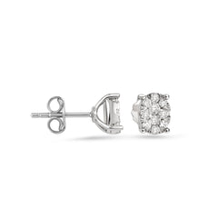 Diamant-Ohrstecker aus 18K Weissgold - KP0001003