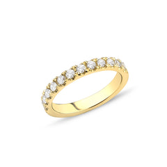 Diamantring aus 18K Gelbgold in Grösse 54 - YZ005384