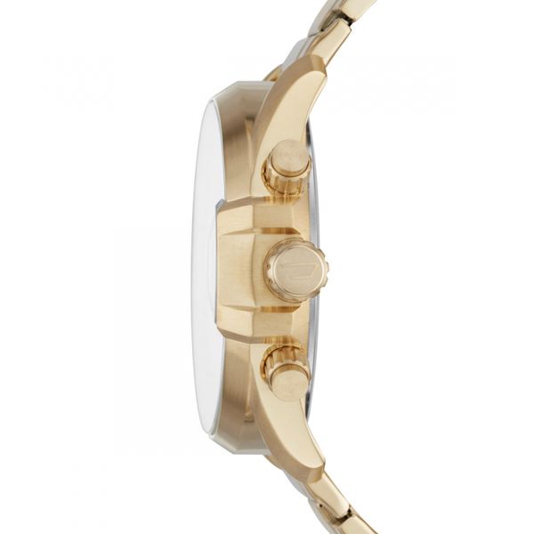 Diesel MS9 Chronograph Herrenuhr in Gold - DZ4475