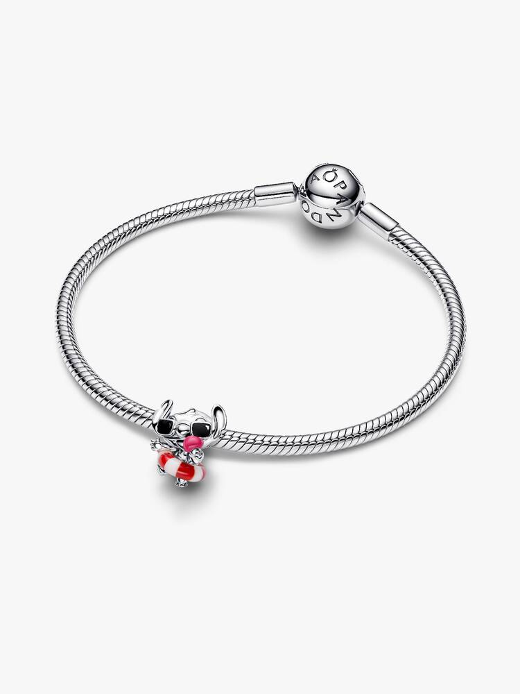 Disney Stitch Sommerspass Charm Sterling-Silber - 794642C01