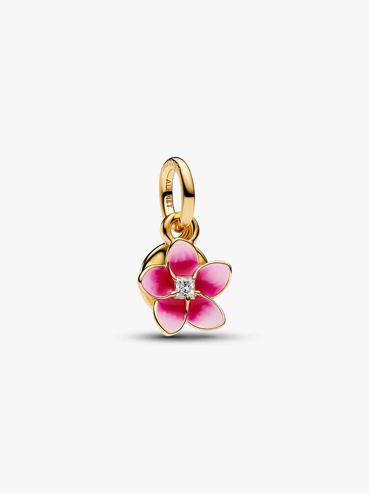 Disney Vaiana Blume Charm-Anhänger Vergoldet - 763845C01