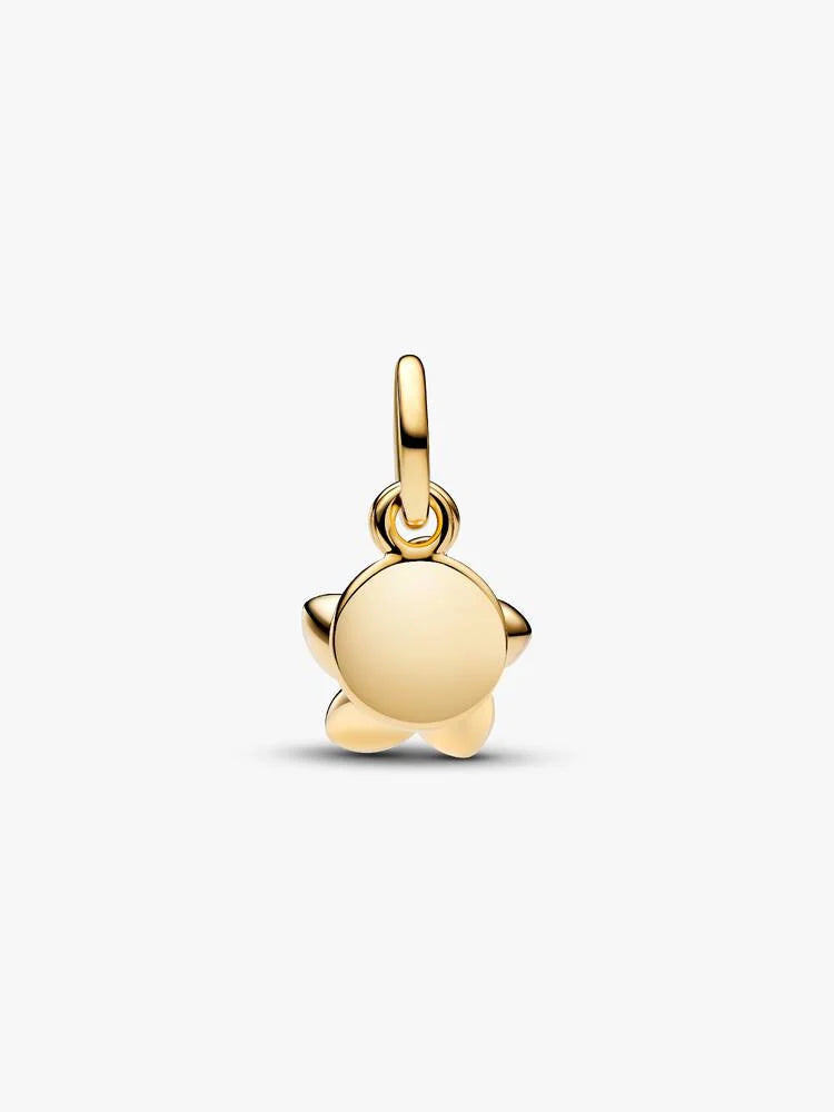 Disney Vaiana Blume Charm-Anhänger Vergoldet - 763845C01