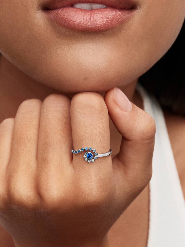 Disney Vaiana Meereswelle Ring Sterling-Silber - 194641C01