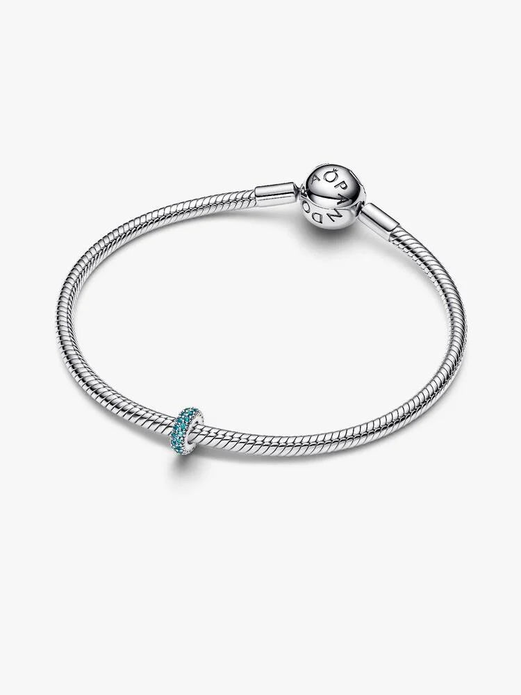 Eisblauer Stein Zwischenelement Sterling-Silber - 791359C01