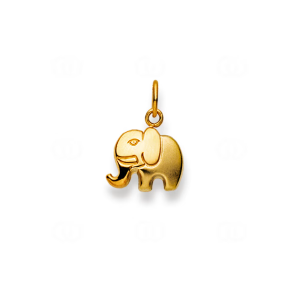 Elefant Anhänger in 18 Karat Gelbgold - 1156.08341/0001