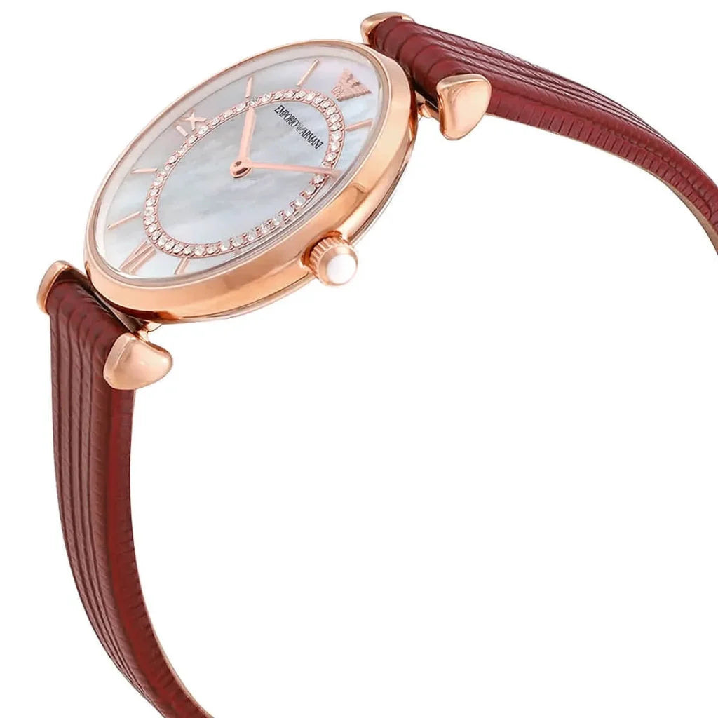 Elegant mit Kristallakzenten Damenuhr – AR11322