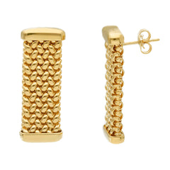 Elegante 18 Karat 750er Gold Ohrhänger für Damen – Exklusiver Goldschmuck - 256628 