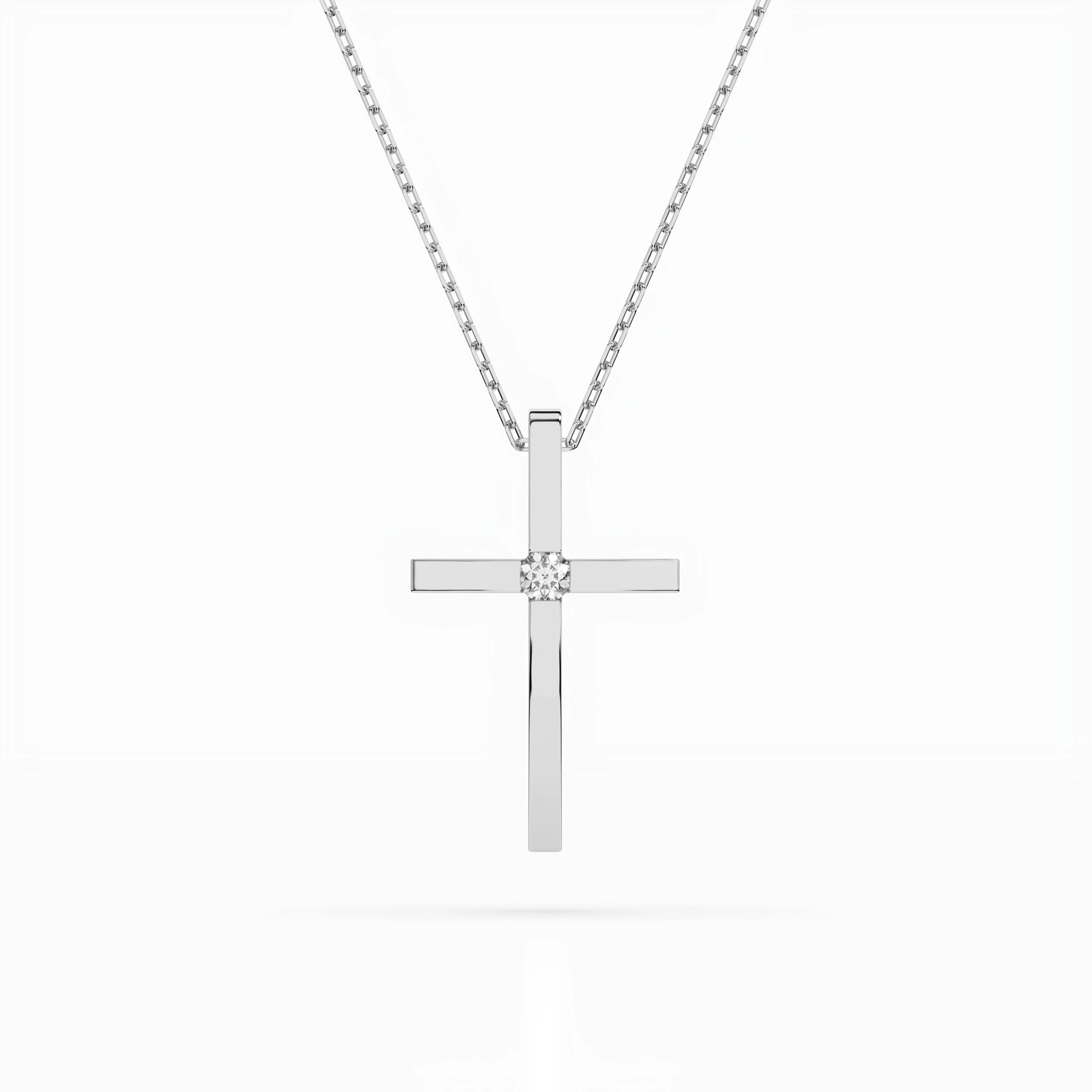 Elegante Diamant-Halskette aus 18K Gold - 104-10031