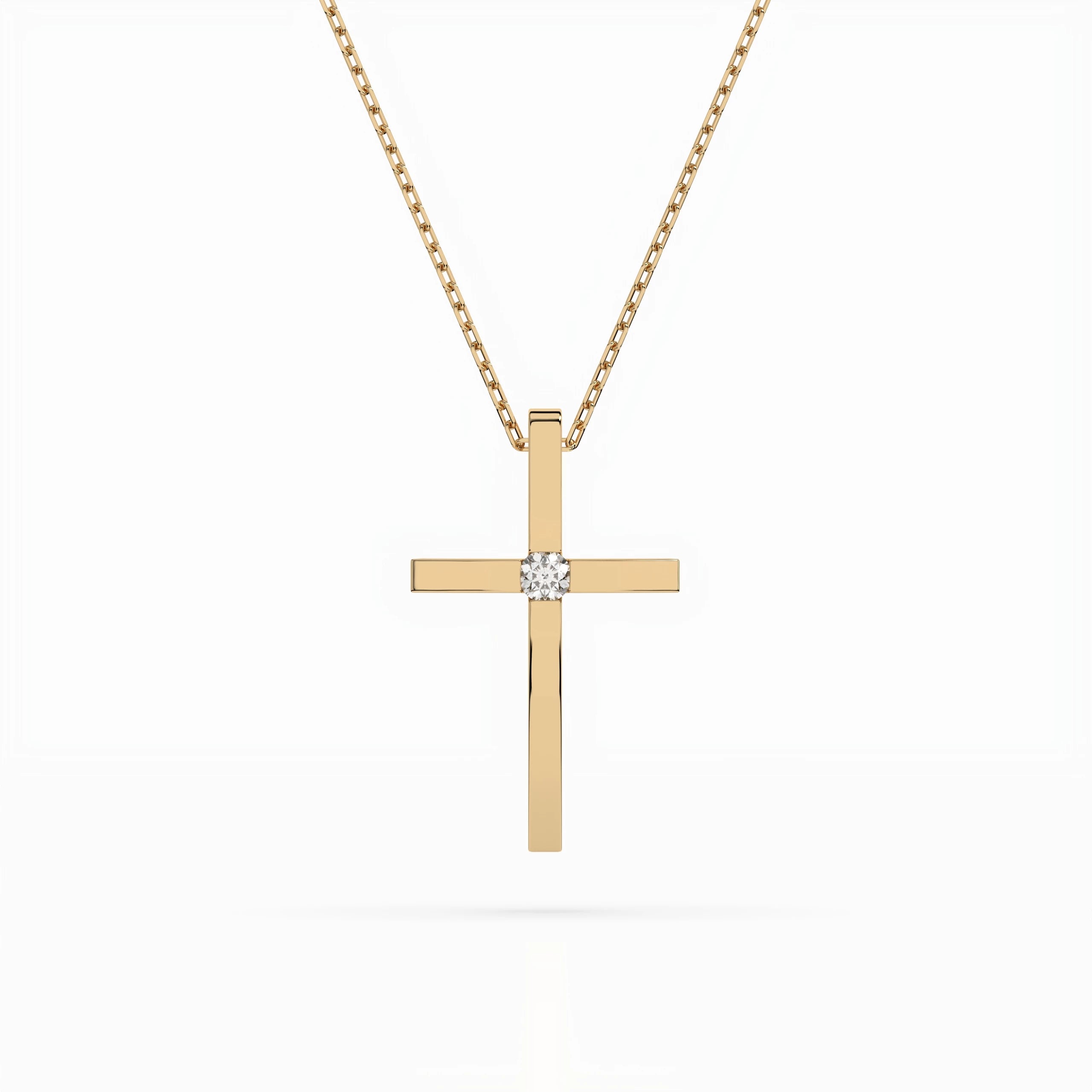 Elegante Diamant-Halskette aus 18K Gold - 104-10031