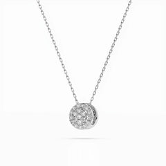 Elegante Diamant-Halskette aus 18K Gold - 104-10038