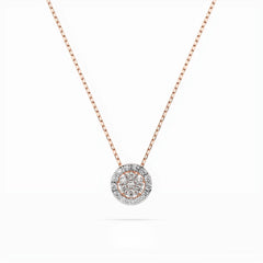 Elegante Diamant-Halskette aus 18K Gold - 104-10038