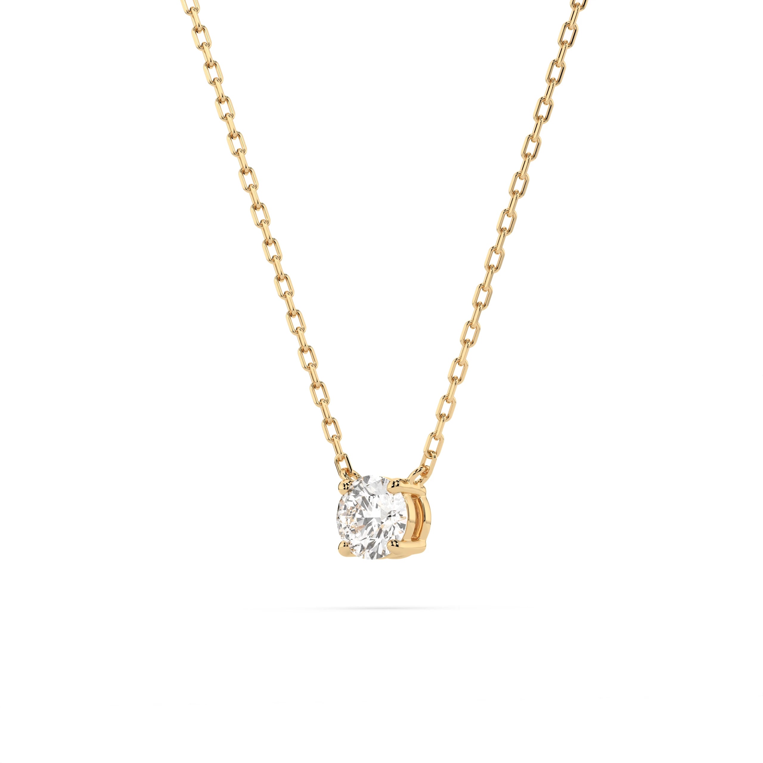 Elegante Diamant-Halskette aus 18K Gold - 104-10040(3.4)