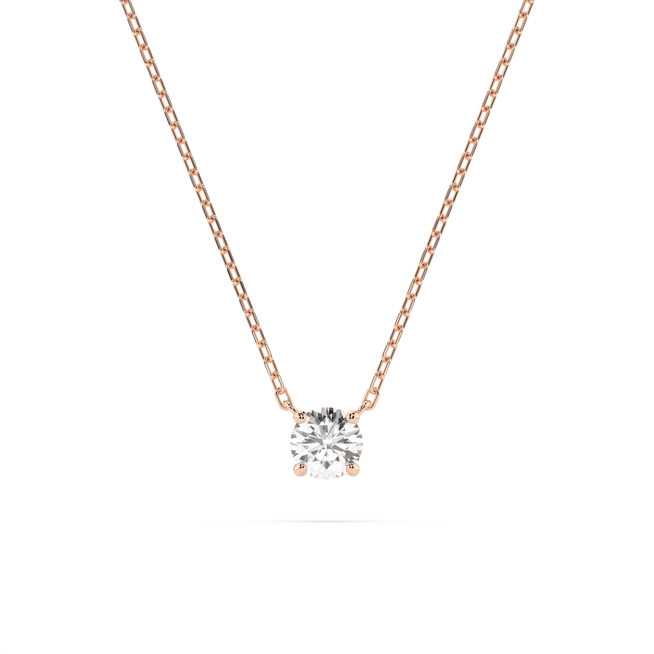 Elegante Diamant-Halskette aus 18K Gold - 104-10040(3.4)