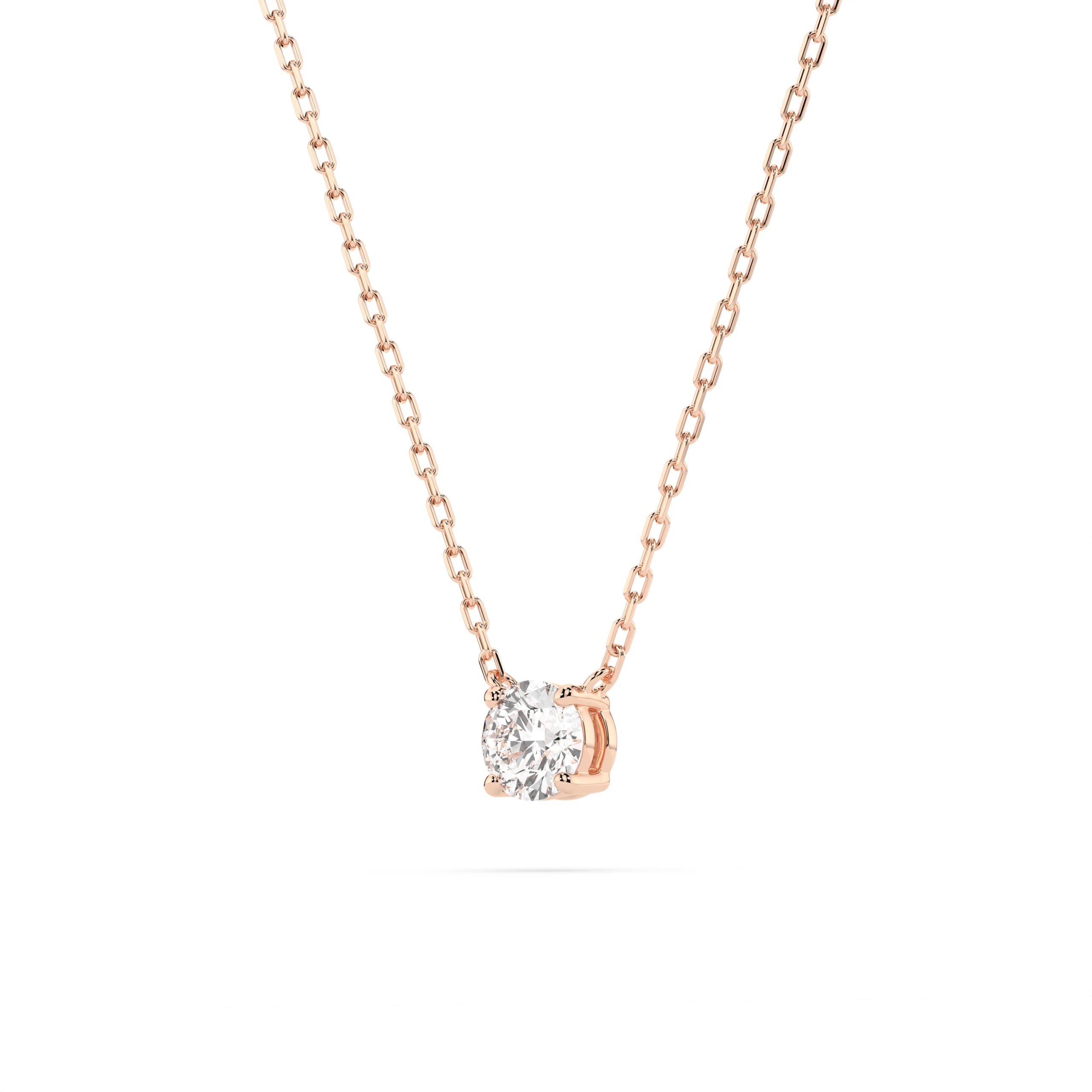 Elegante Diamant-Halskette aus 18K Gold - 104-10040(3.4)