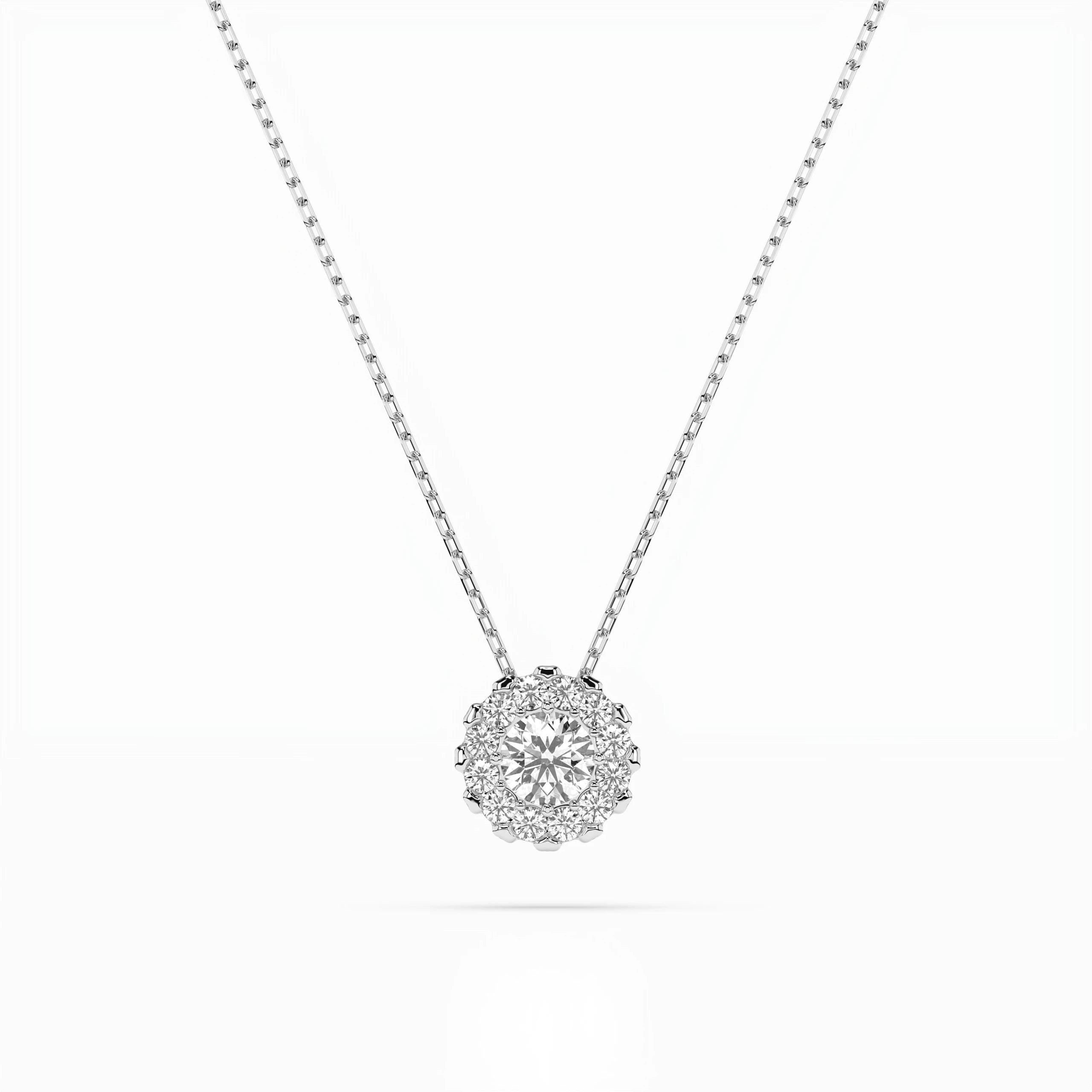 Elegante Diamant-Halskette aus 18K Gold - 104-10044(3.0)