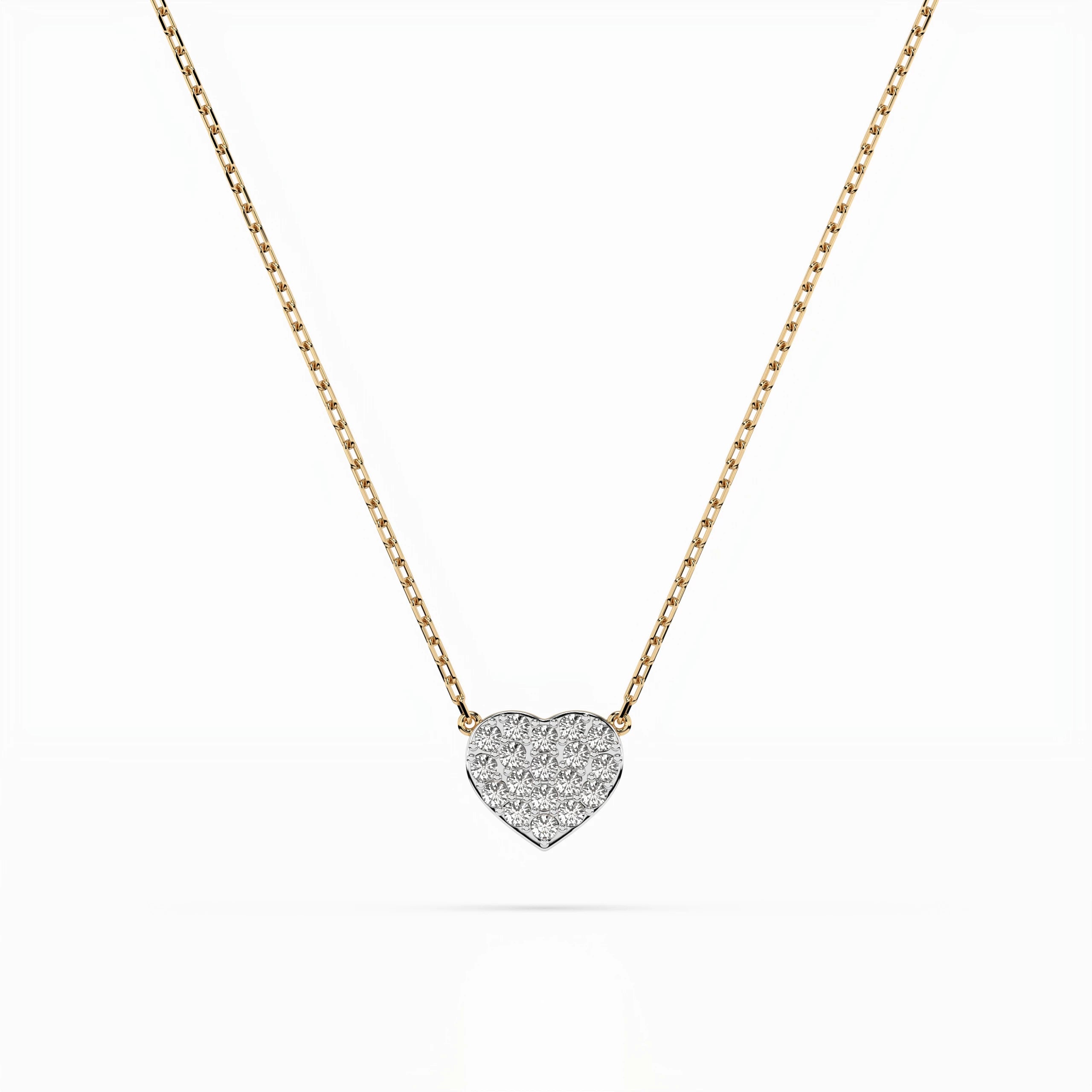 Elegante Diamant-Halskette aus 18K Gold - 104-10059