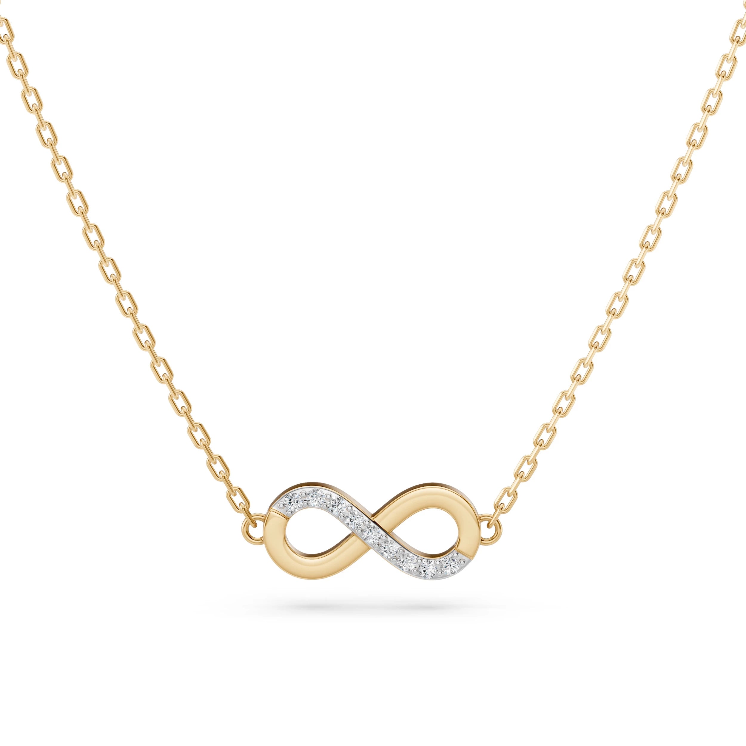 Elegante Diamant-Halskette aus 18K Gold - 104-10072
