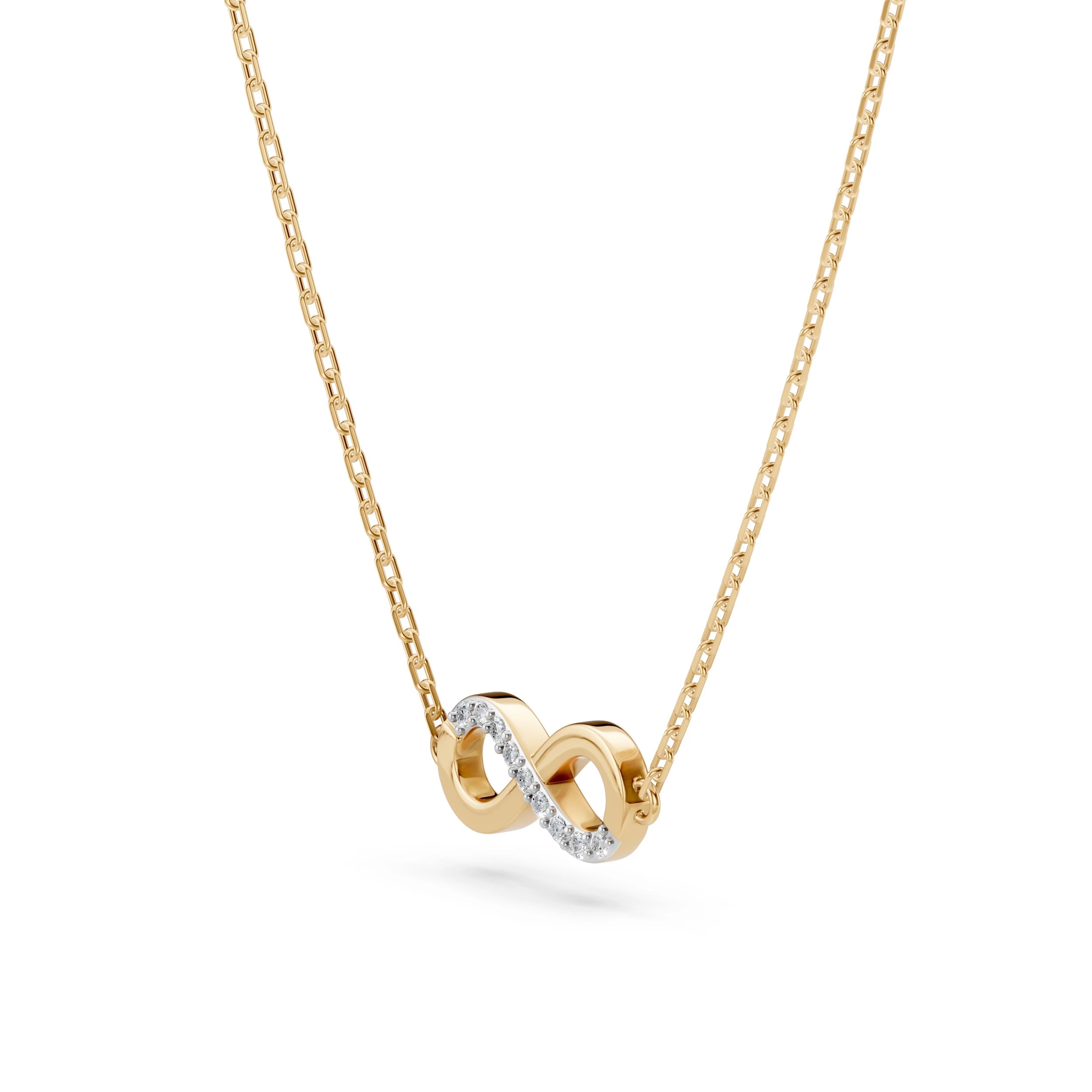 Elegante Diamant-Halskette aus 18K Gold - 104-10072