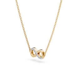 Elegante Diamant-Halskette aus 18K Gold - 104-10072