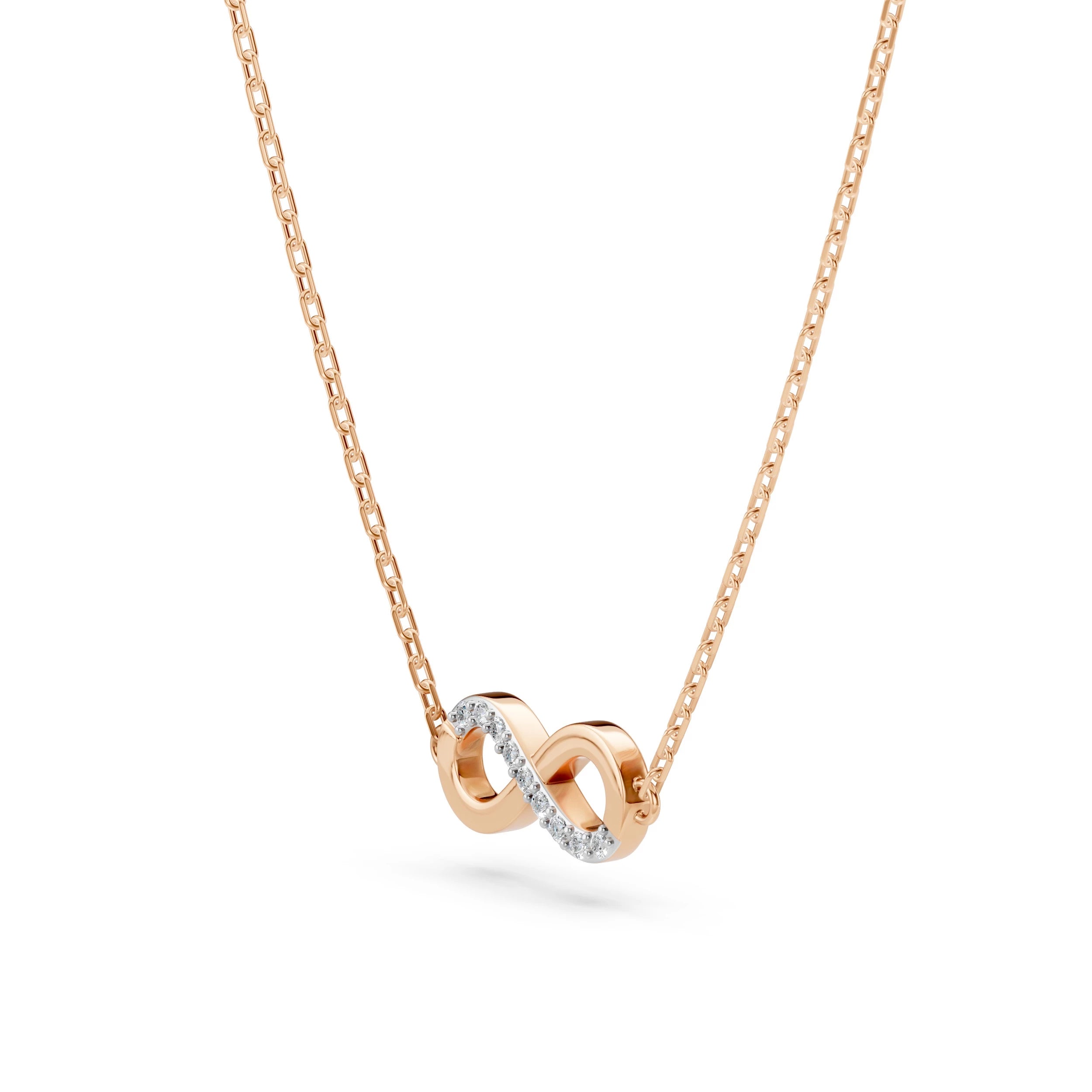 Elegante Diamant-Halskette aus 18K Gold - 104-10072