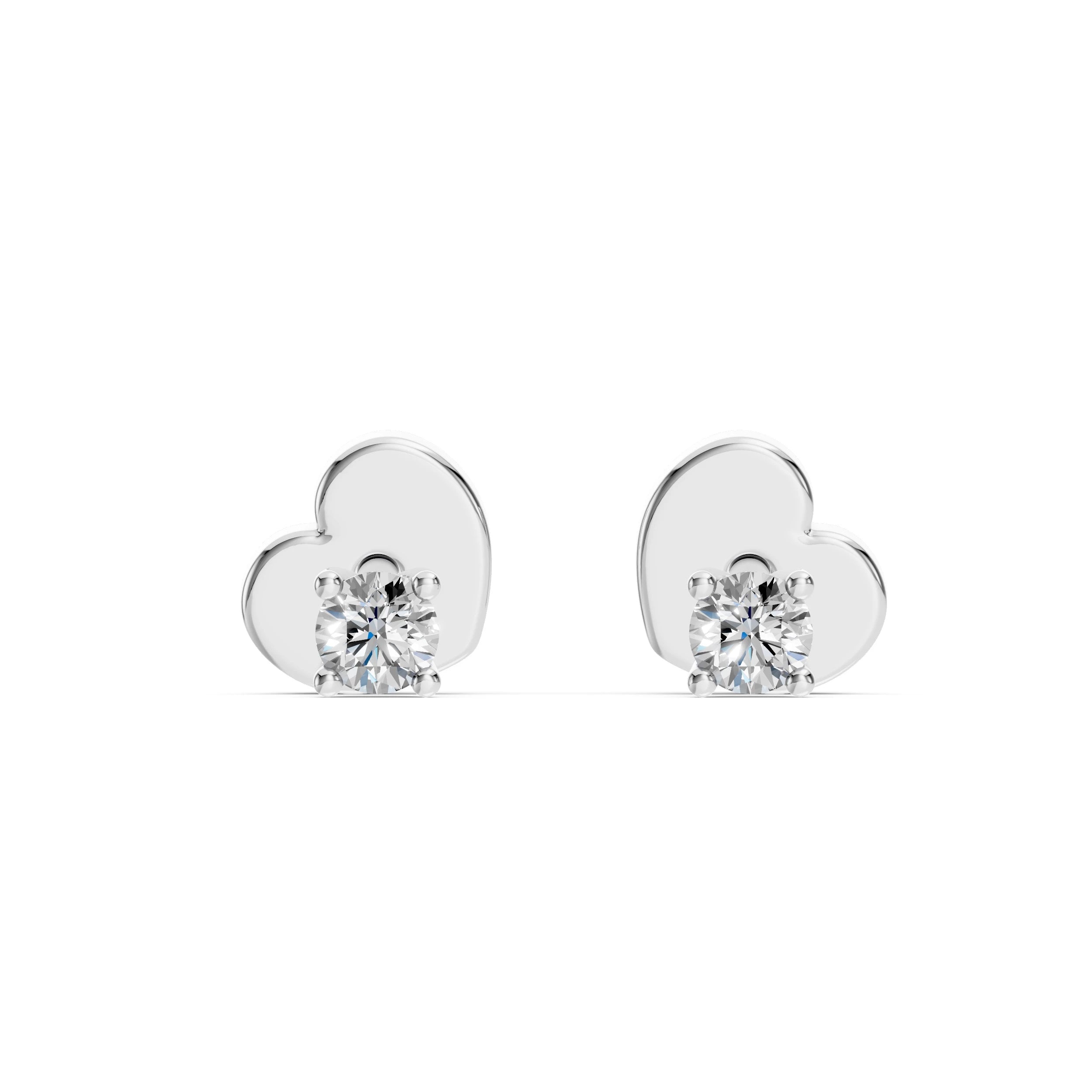 Elegante Diamant-Ohrringe aus 18K Gold - 102-10012/1(2.5)