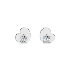 Elegante Diamant-Ohrringe aus 18K Gold - 102-10012/1(2.5)